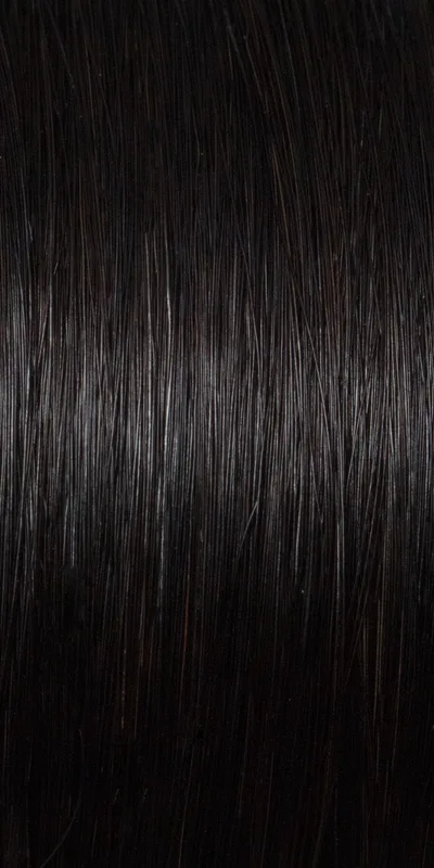 Human hair extension color swatch #1B