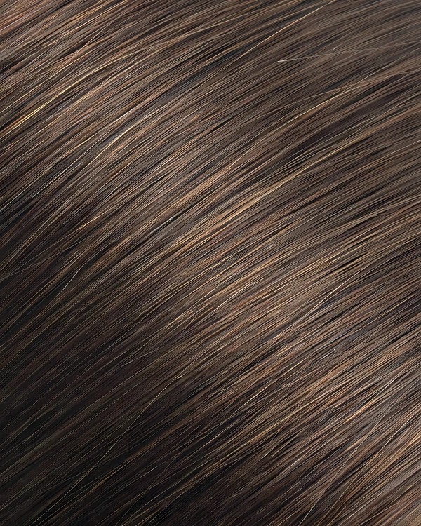 Epoche #4 Mocha Brown human hair extension color swatch