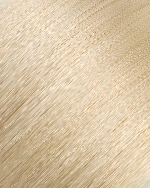 Epoche #613 Golden Blonde human hair extension color swatch
