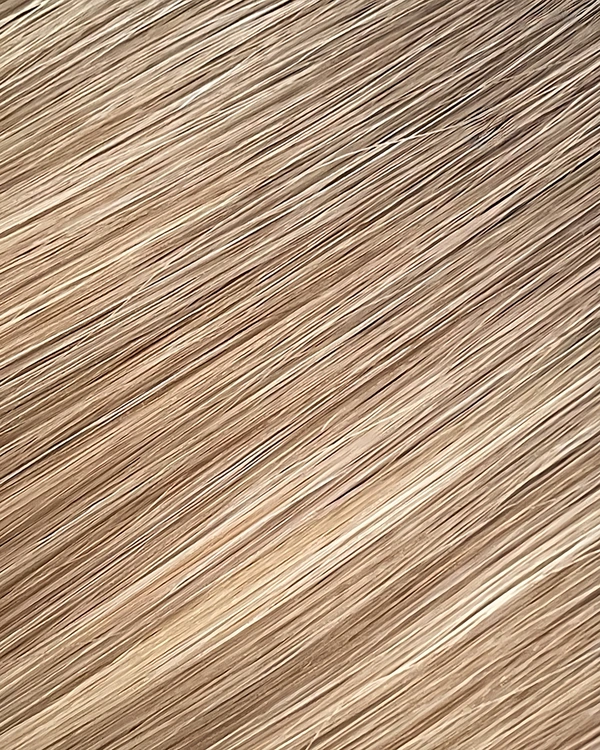 Epoche #BE124 Mushroom Beige human hair extension color swatch