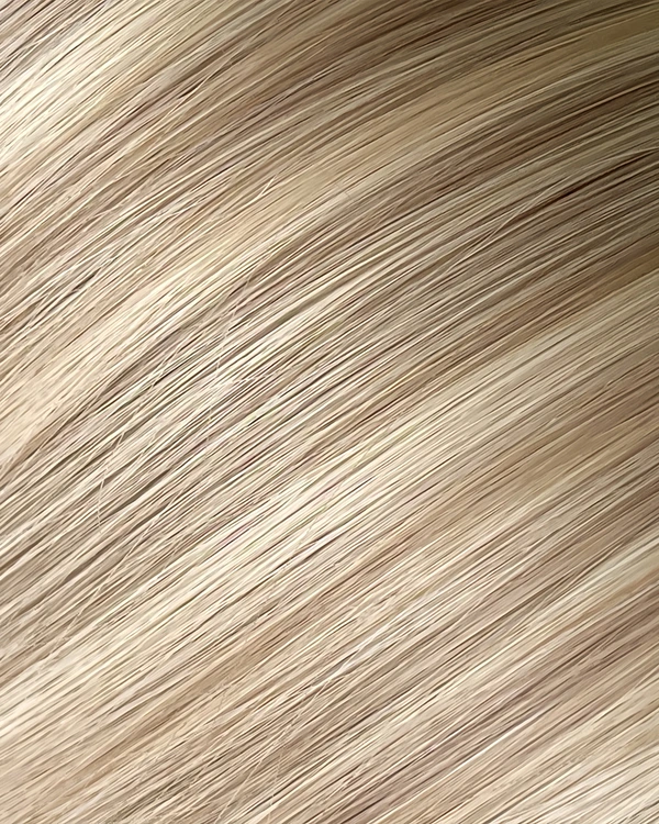 Epoche #BE201 Sandy Mocha human hair extension color swatch