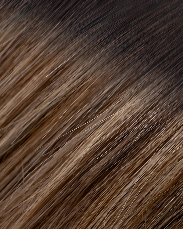 Epoche #BE331 Smoky Mocha human hair extension color swatch