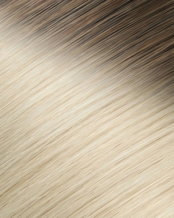 Epoche #BE360 Pearl Shadow human hair extension color swatch