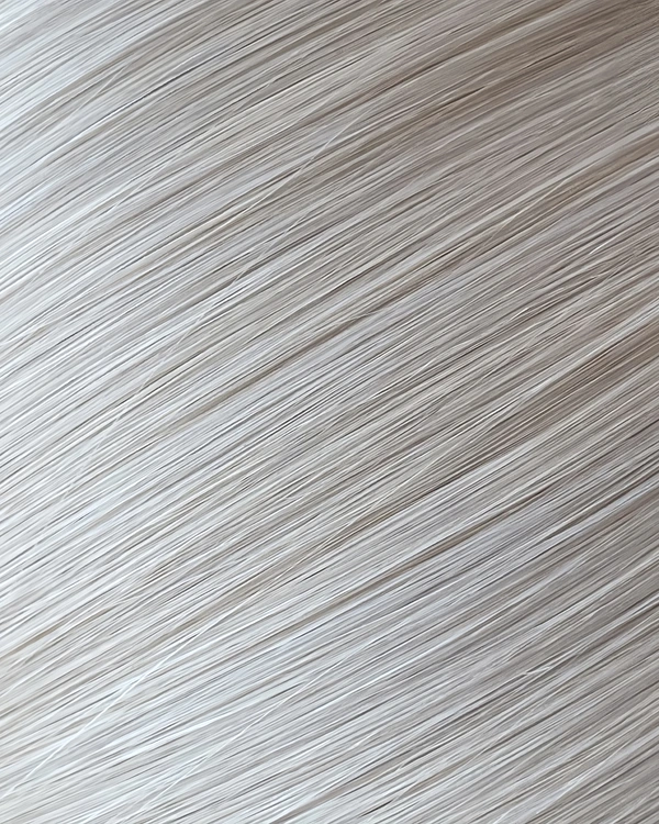 Epoche Silver Pearl human hair extension color swatch