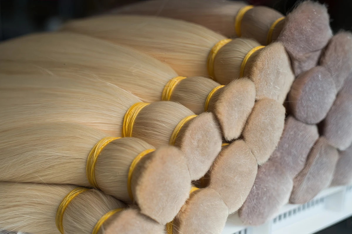 Epoche colored human hair batches prepared for color consistency review